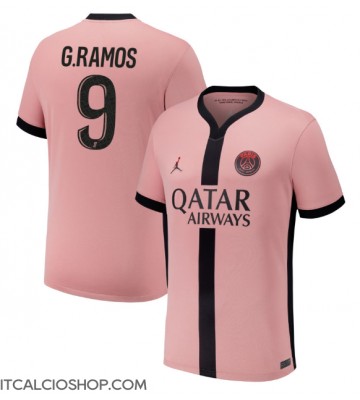 Paris Saint-Germain Goncalo Ramos #9 Terza Maglia 2024-25 Manica Corta